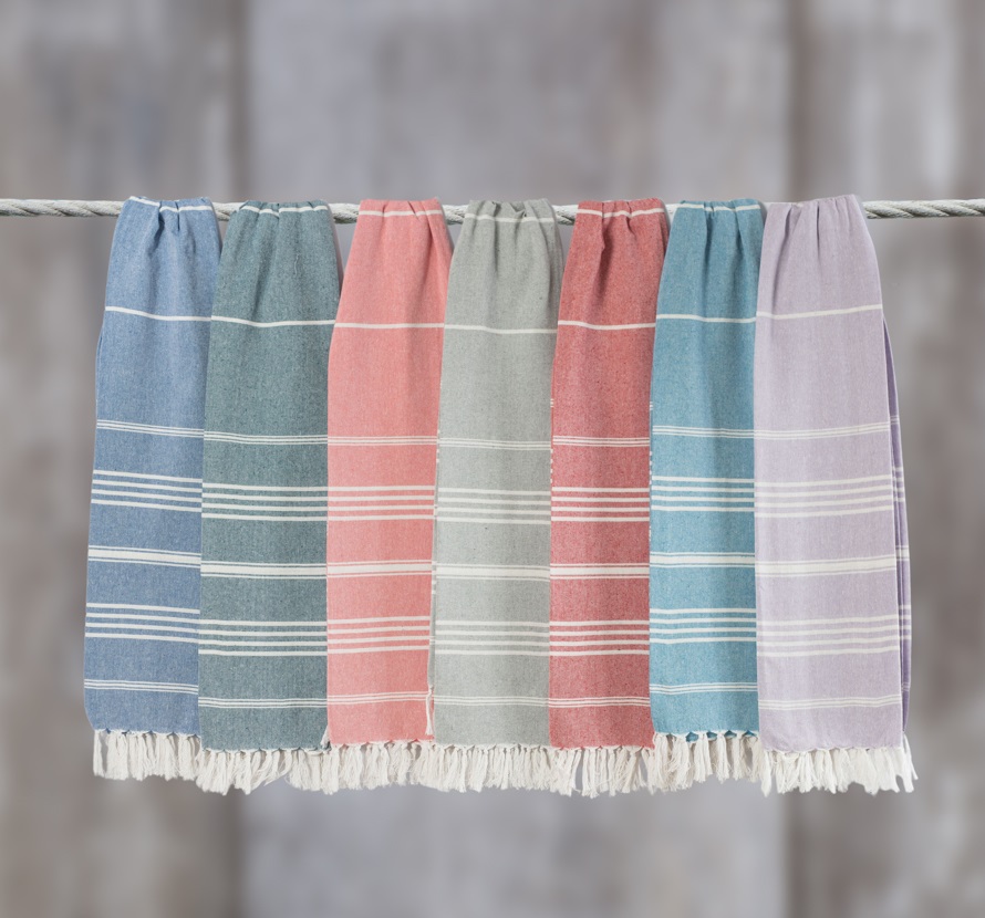 Fouta stripes towels manufacturer